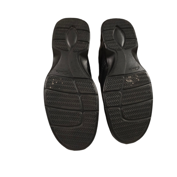 Men's Clarks Collection w/Soft Cushion w ortholite Size 8.5 Black Excellent Cond - Picture 5 of 7